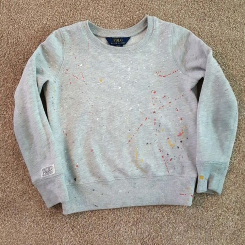 Girls Polo Ralph Lauren Sweatshirt sz 7